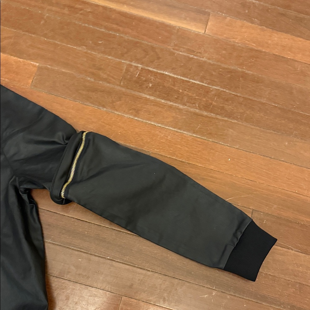 Men’s Black Quilted Knee Jumpsuit with Belt - Picture 15 of 16